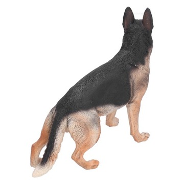 Немецкая овчарка рисует имитацию модели собаки