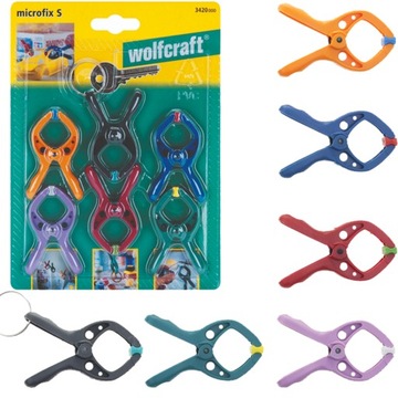 WOLFCRAFT WF3420000 ŚCISKI SPRĘŻYNOWE MICROFIX 6SZ