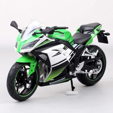 1/12 Kawasaki Ninja 250 Racing Cross-country Motorcycle Model Simulation