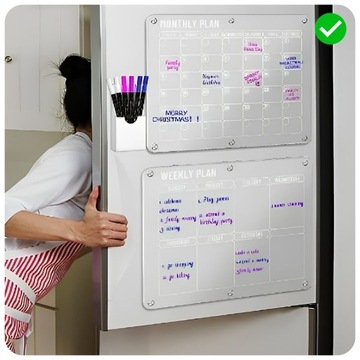 МАГНИТНАЯ ДОСКА МАГНИТНЫЙ ПЛАНИРОВЩИК КАЛЕНДАРЬ НА ХОЛОДИЛЬНИКЕ ЕЖЕМЕСЯЧНО-НЕДЕЛЯ