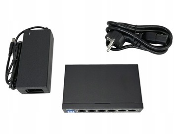 Коммутатор POE 4xPOE 2xUplink 60 Вт 4POE