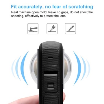 1/2/3/5 . / комплект чехлов на линзы для Insta 360