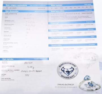 КРАСИВАЯ ЗОЛОТАЯ БРОШЬ С БРИЛЛИАНТАМИ 0,15КАРАТ ПР. 585 4.59Г