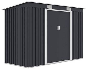 DOMEK NARZĘDZIOWY Ogrodowy Metalowy na Ogród 261x121cm OREGON Hardmaister