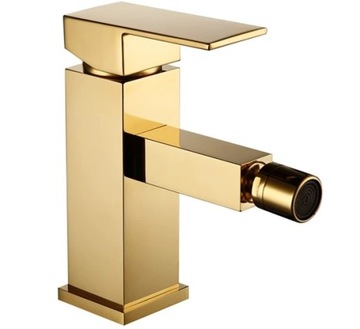 KRAN BATERIA BIDETOWA ŁAZIENKOWA BIDET ZŁOTA GOLD3