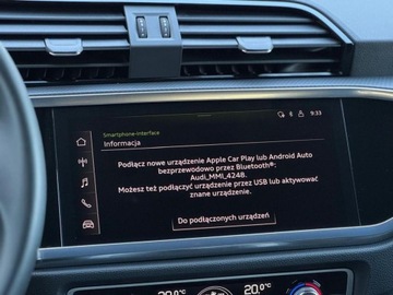 Audi 2024 Audi Q3 Sportback Adaptacyjny tempomat.LED,Sportowe fotele,Podgrzewana kie, zdjęcie 25