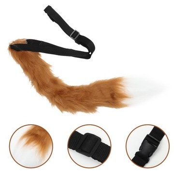 ПЛЮШЕВЫЕ ЖИВОТНЫЕ ЛИСИЙ ХВОСТ МЕХОВОЕ ТЕРИАНСКОЕ ОБОРУДОВАНИЕ ДЛЯ Косплея