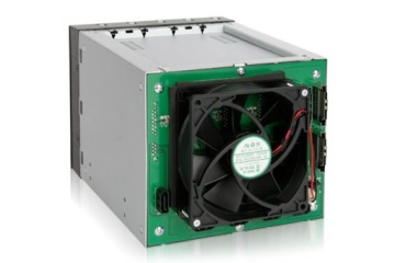 ICY DOCK FatCage MB155SP-B 5-disk EZ-Tray 3.5 Hot-Swap Backplane