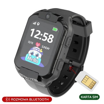 PREZENT ZEGAREK DLA DZIECKA Smartwatch Pacific 32-01 czarny PONADCZASOWI_PL