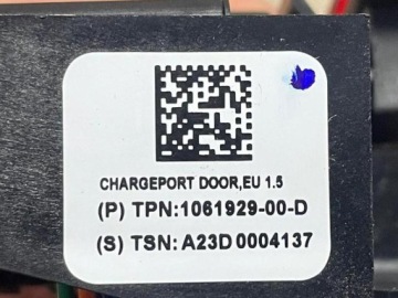 Разъем порта отражателя зарядки Tesla Model X S, откидная заглушка