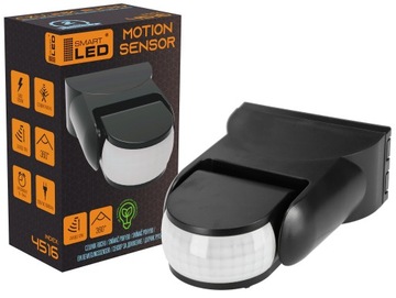 Наружный настенный светодиодный датчик движения PIR в сумерках