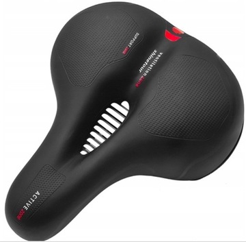КОМФОРТНОЕ СИДЕНЬЕ ДЛЯ ВЕЛОСИПЕДА, МЯГКОЕ СПОРТИВНОЕ СЕДЛО, ШИРОКАЯ ДОПОЛНИТЕЛЬНАЯ ВЕНТИЛЯЦИЯ