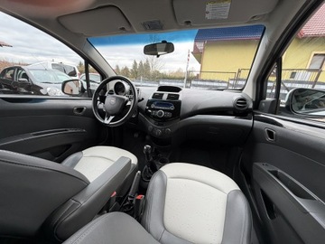 Chevrolet Spark II Hatchback 1.0L DOHC 68KM 2011 Chevrolet Spark TYLKO 126tyśkm! 1WŁ 1.0b ORYGINAŁ LAKIER 2011r LT SKÓRY!, zdjęcie 25