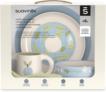 Komplet naczyń SUAVINEX 3158372 niebieski
