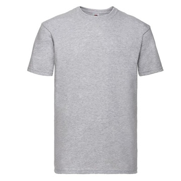 Fruit NAJGRUBSZY T-SHIRT koszulka heather grey XXL