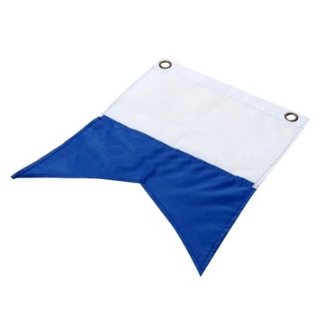 Boja do freedivingu z flagą do nurkowania, niebies
