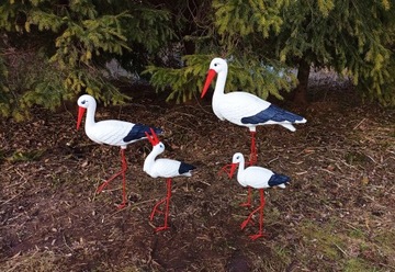 Декоративная садовая фигурка - 4 STORK FAMILY