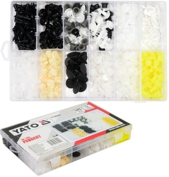 НАБОР АВТОМОБИЛЬНЫХ ЗАЖИМОВ YATO PEUGEOT 345 шт.