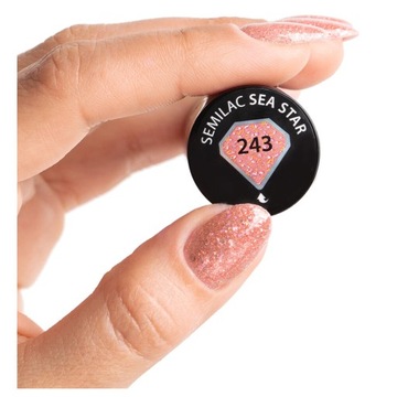 SEMILAC LAKIER HYBRYDOWY 243 SEA STAR 7ml
