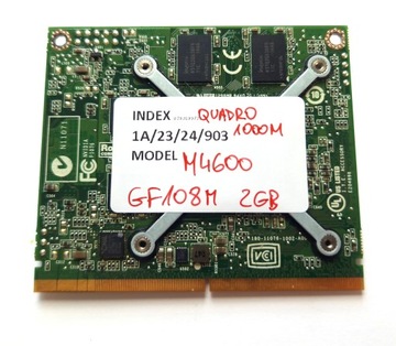 ВИДЕОКАРТА NVIDIA QUADRO 1000M GT108M 2 ГБ DELL PRECISION M4600