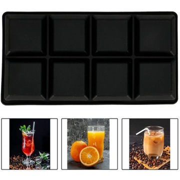 СИЛИКОНОВАЯ ФОРМА ДЛЯ ЛЬДА ФОРМА ДЛЯ МОНОПОРЦИОНИРОВАНИЯ КУБИКОВ ЛЬДА БОЛЬШИЕ КУБИКИ XXL