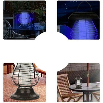 СОЛНЕЧНАЯ СВЕТОДИОДНАЯ ИНСЕКТИЦИДНАЯ ЛАМПА МУХОЛОВКА ДЛЯ КОМАРОВ, МУХ И ДРУГИХ НАСЕКОМЫХ