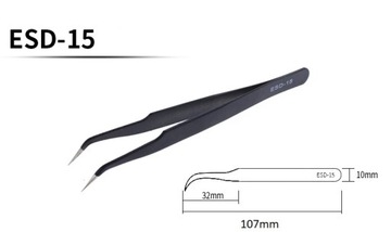 Пинцеты Прецизионные пинцеты Набор из 6 шт. ESD 10,11,12,13,14,15