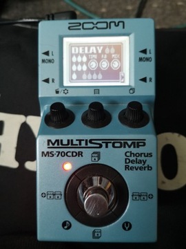 Zoom MS-70 CDR MultiStomp Chorus/Delay/Reverb