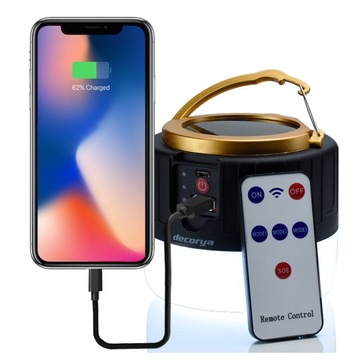 LAMPKA SURVIVAL POWERBANK SOLARNA SŁONECZNA UCHWYT
