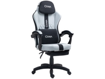 Крісло геймерське з підніжкою COBRA Player 5.0 CRF55GR Сірий