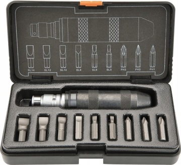 Ударная отвертка, набор из 11 шт. NEO Tools 04-250