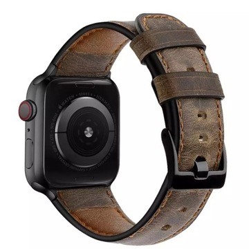 PASEK DO APPLE WATCH 2 3 4 5 6 7 8 9 SE ULTRA 2 38/40/41/42/44/45/49m Skóra