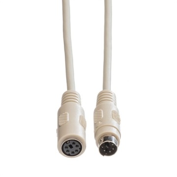 PS/2 ROLINE M - F Кабель Mini DIN 10 м