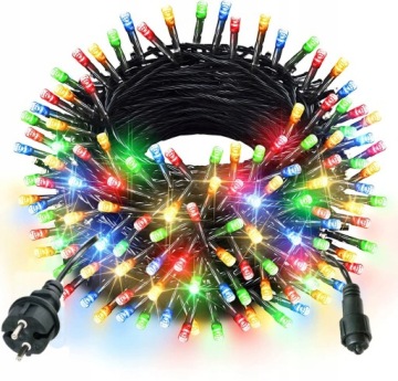 РОЖДЕСТВЕНСКИЕ ЕЛОЧНЫЕ гирлянды 1000 светодиодов НАРУЖНЫЕ И ВНУТРИ ЦВЕТНЫЕ МУЛЬТИ