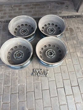 4× DISK OCELOVÝ VW 6.0" X 16" 5X112