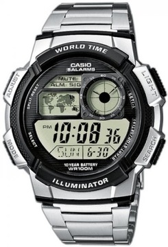 ZEGAREK CASIO SPORT AE-1000WD-1A CYFROWY Z CZASEM ŚWIATOWYM WR100 +BOX 44mm