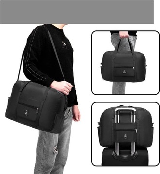 СКЛАДНАЯ ДОРОЖНАЯ СУМКА ЧЕМОДАН СУМКА ДЛЯ РУЧНОЙ КЛАДИ 40X20X25