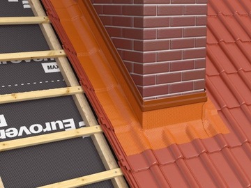 Лента дымоходная Eurovent Flex 3D ral 8017