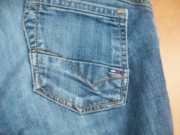 SPODNIE damskie HILFIGER DENIM 29/34 elastan pas80