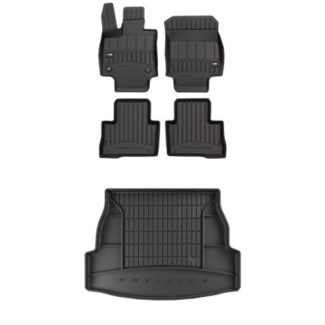 3D gumová sada koberců a rohožek Toyota RAV4 V od roku 2019, horní podlaha zavazadlového prostoru