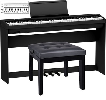 ROLAND FP-30X BK +Деревянная подставка и скамейка+3 педали