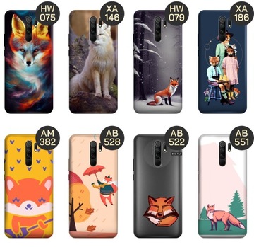 ЧЕХОЛ ДЛЯ XIAOMI REDMI 9 FOX PATTERNS LIS FOX ЧЕХОЛ ДЛЯ КОРПУСА