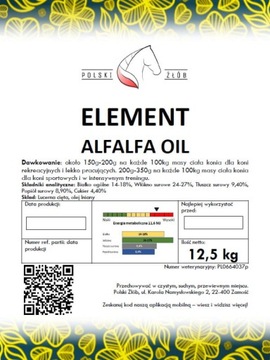 AlfAlfa Oil 12,5кг - половы люцерны с добавкой