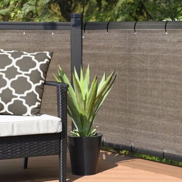 Мат на балконе для террасы забор балкон забор коричневая сетка 0,8 × 5 м