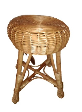 Taboret Wiklinowy Nowy Solidny