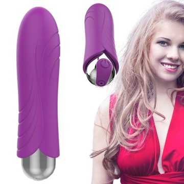WIBRATOR DO CIPKI SEX STYMULATOR ORGAZMU FIOLETOWY