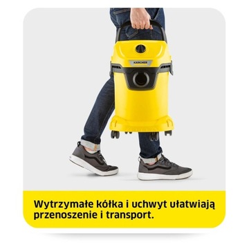Промышленный пылесос без мешка Karcher WD 3, 17 л.