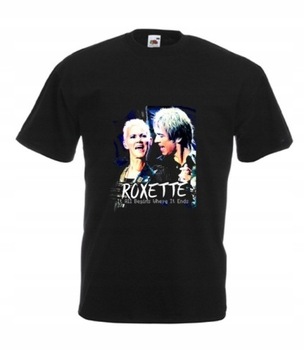 МУЖСКАЯ ФУТБОЛКА ROXETTE С КОНЦЕРТНЫМ ДИЗАЙНОМ