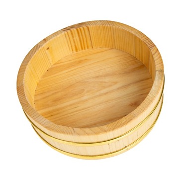 Смешивание риса в круглых ведрах для суши Oke Bowl