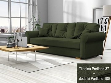 Kanapa sofa KOPENHAGA Styl skandynawski /funkcja spania/BOGATY WYBÓR TKANIN